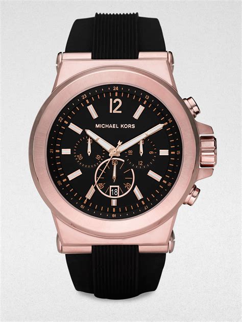 michael kors stainless steel watch price|michael kors black chronograph watch.